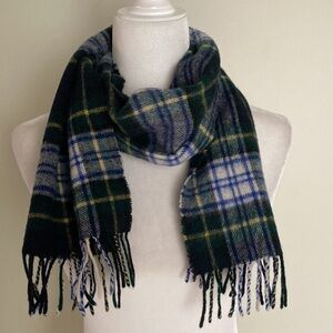 Blarney Woolen Mills Wool Tartan Plaid Scarf
